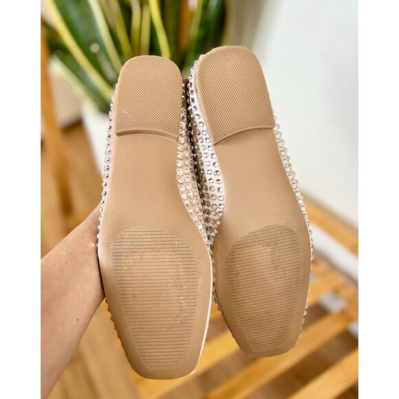 Steve Madden Marli Rhinestone Embellished Ballet Flats - Picture 6 of 10